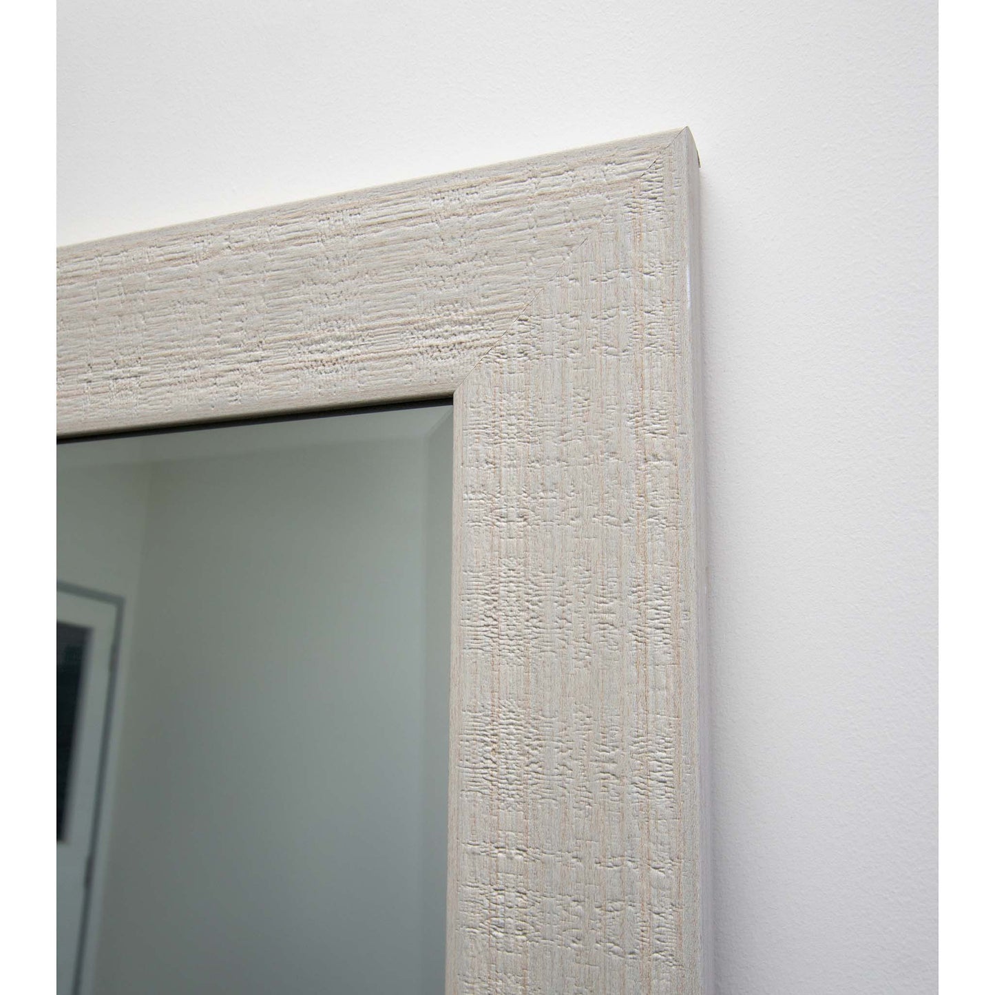 White Rough Textured 84cm x 170cm Mirror