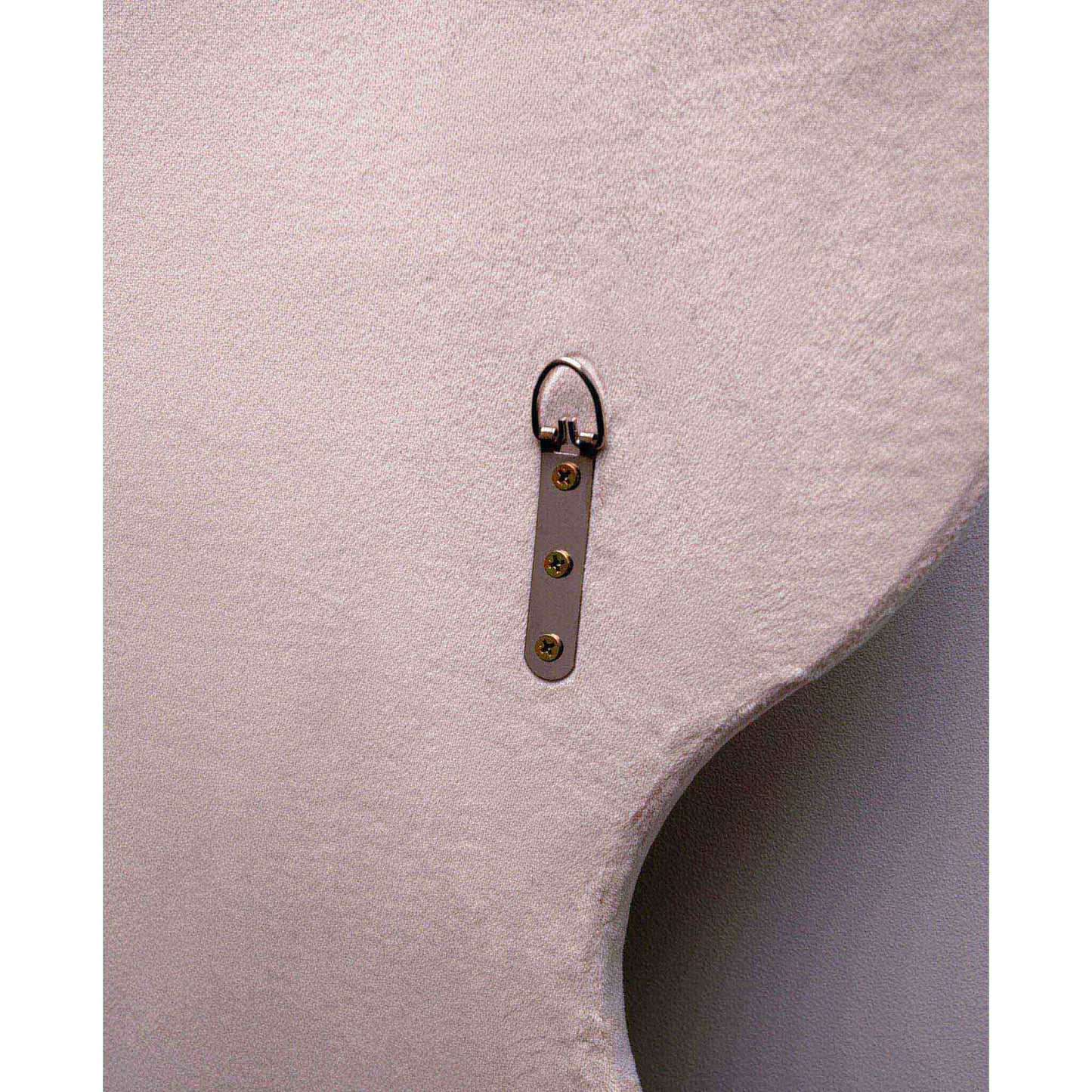 Felt Wavy Double Frame 200cm x 100cm Cream Mirror