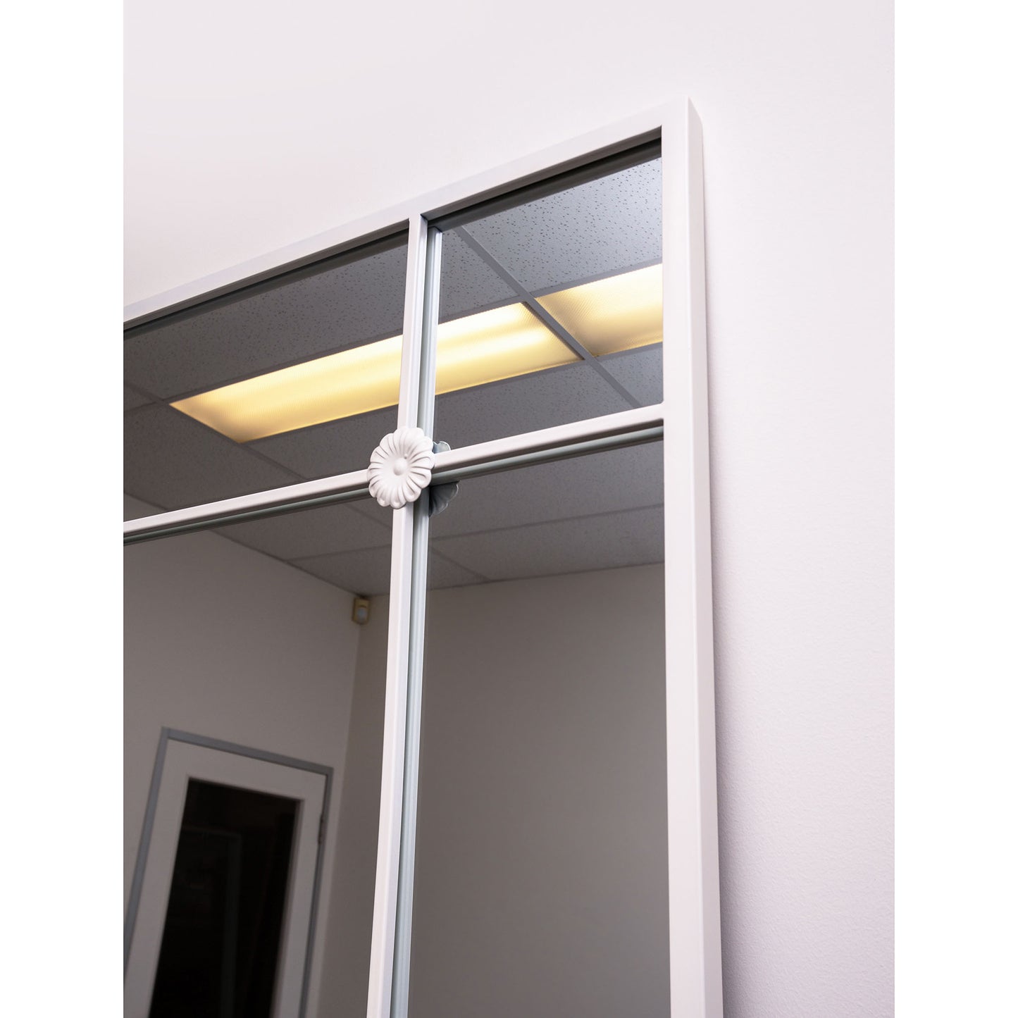 Iron Frame 200cm x 100cm White Mirror