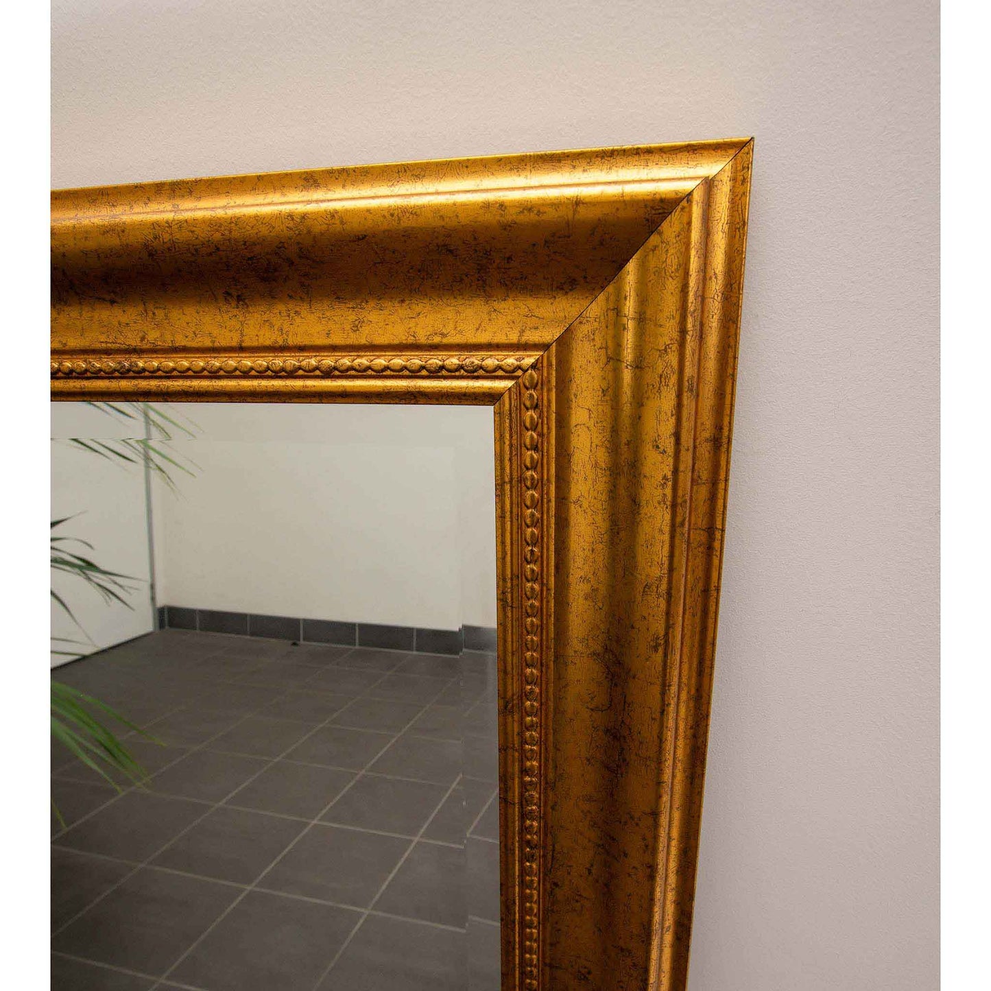 Antique 92cm x 119cm Gold Mirror