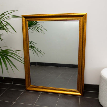 Antique 92cm x 119cm Gold Mirror