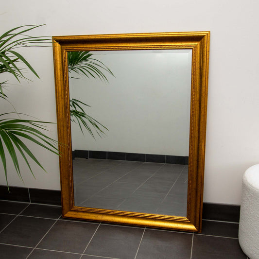 Antique 92cm x 119cm Gold Mirror