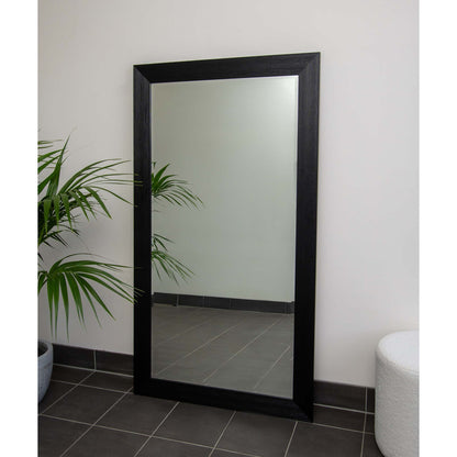 Black Woodgrain 84cm x 170cm Mirror