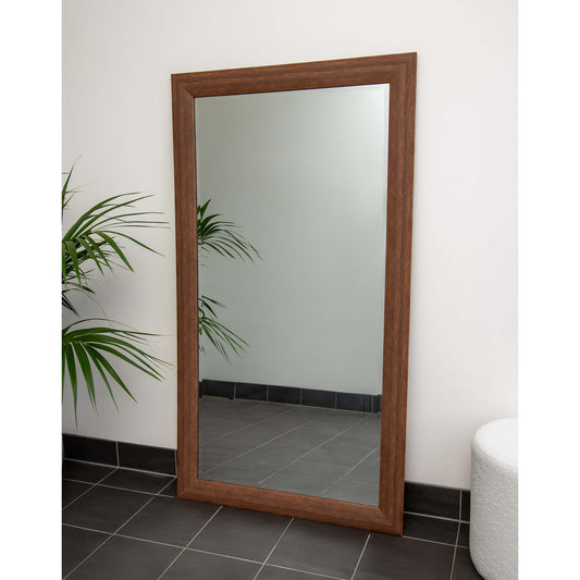 Brown Half Round 84cm x 170cm Mirror