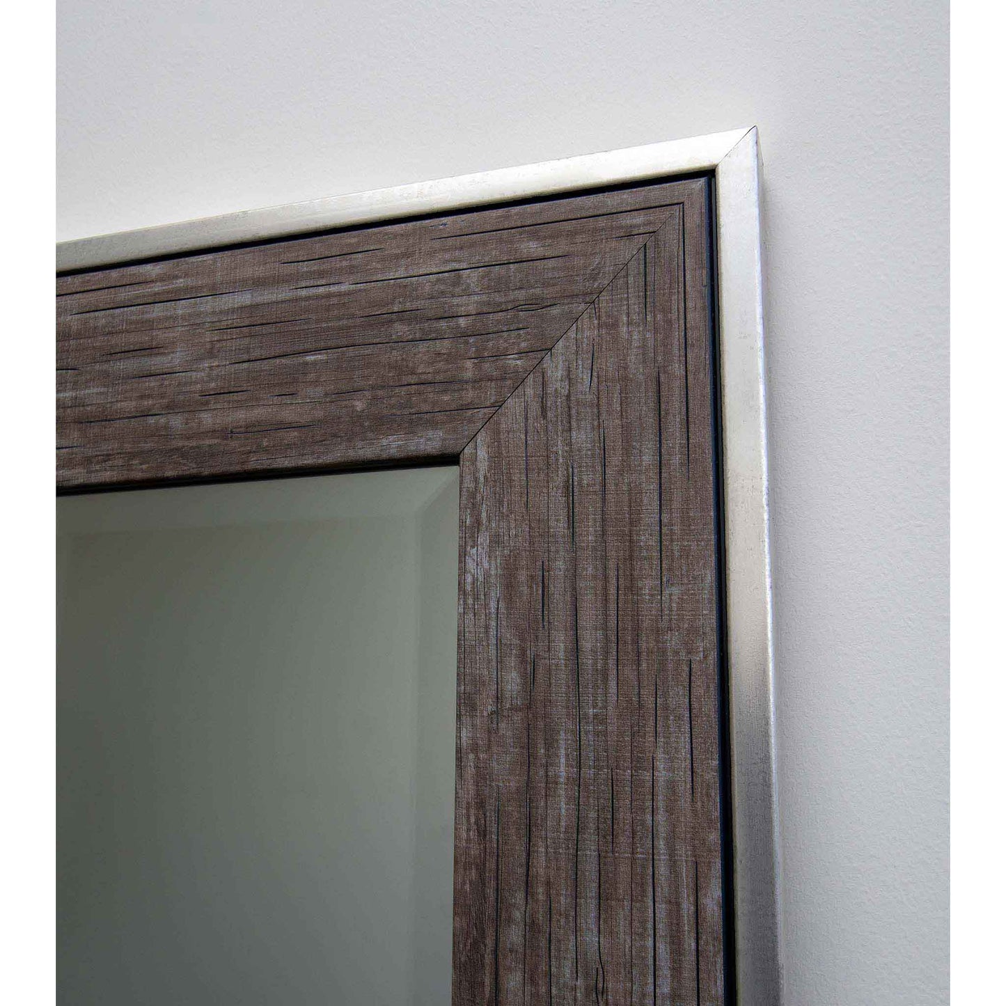 Grey Silver Edge 84cm x 170cm Mirror