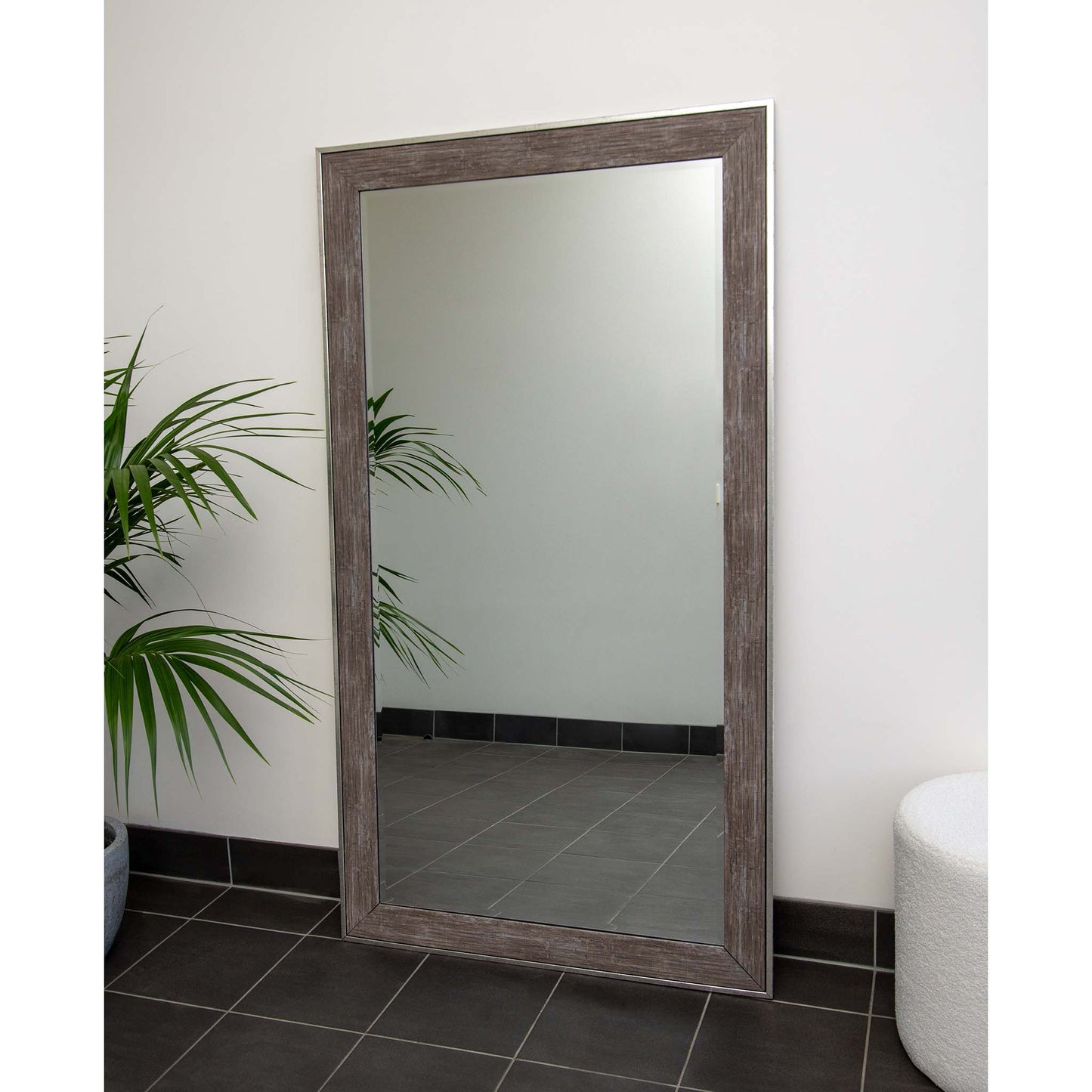 Grey Silver Edge 84cm x 170cm Mirror
