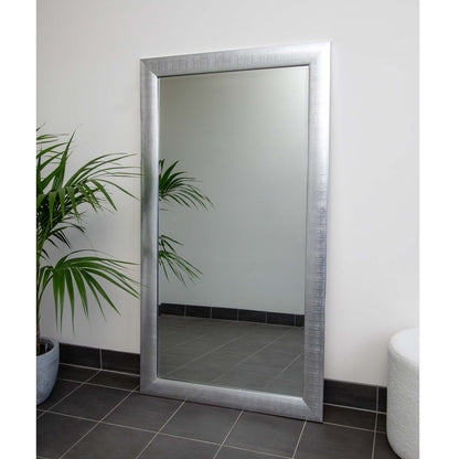 Silver Round Curved 84cm x 170cm Mirror