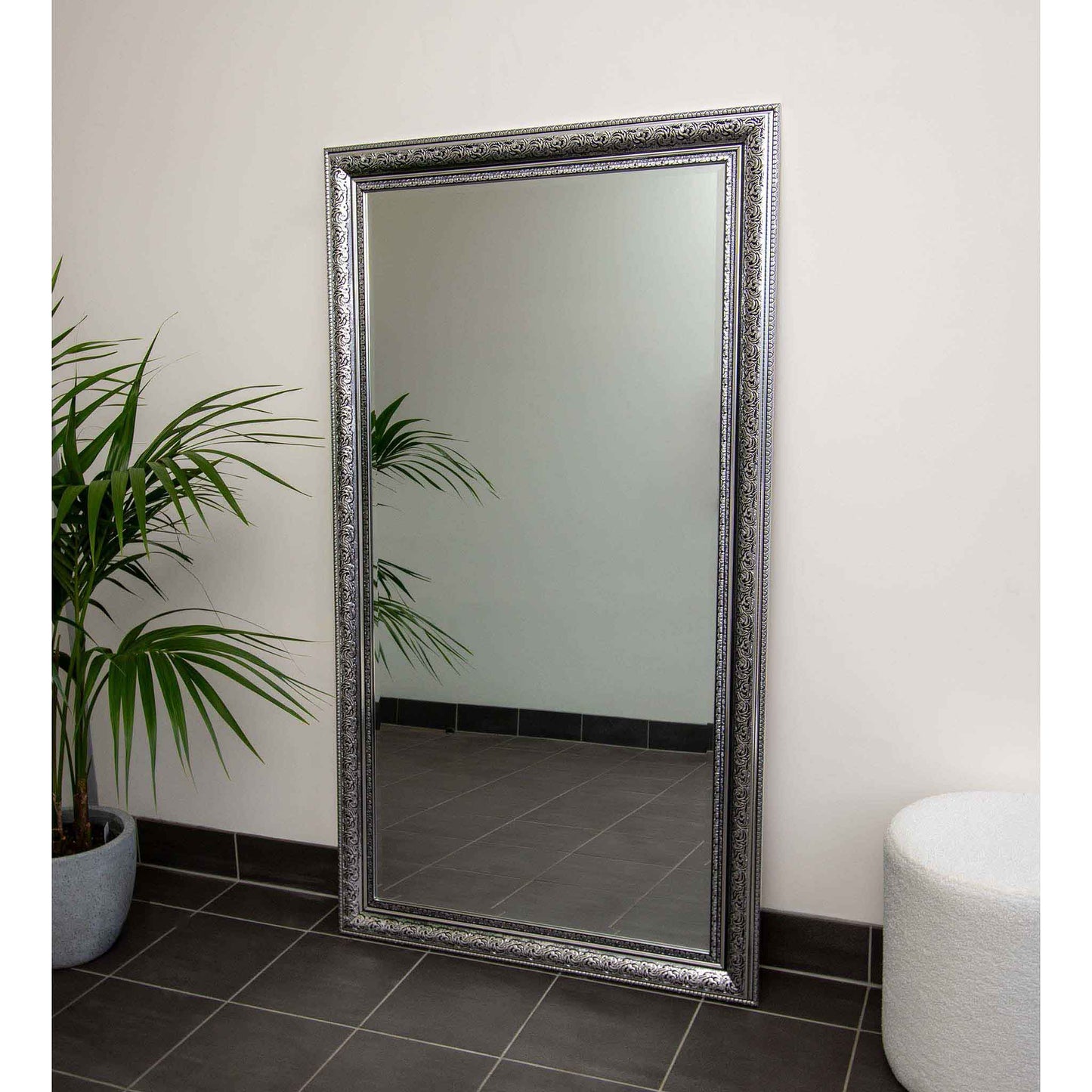 Silver with Black 84cm x 170cm Mirror
