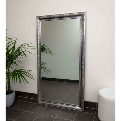 Silver with Black 84cm x 170cm Mirror