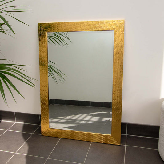 Gold Design 77cm x 107cm Mirror