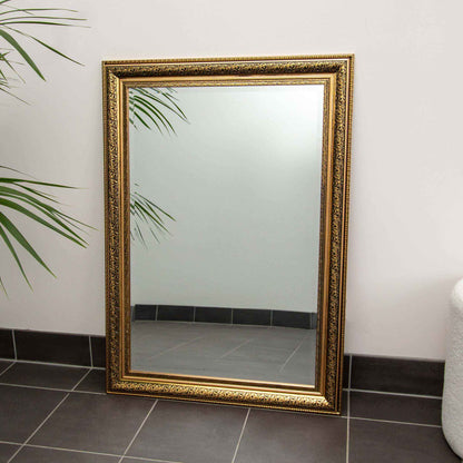 Gold with Black 77cm x 107cm Mirror