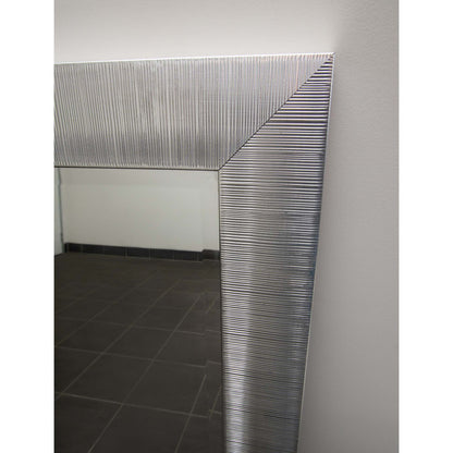 Silver 77cm x 107cm Mirror