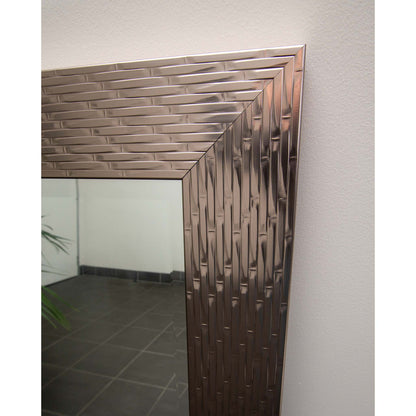 Silver Design 77cm x 107cm Mirror
