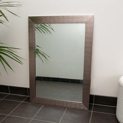Silver Design 77cm x 107cm Mirror