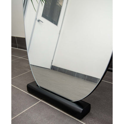 Cheval Irregular 50cm x 150cm Frameless with Stand Mirror