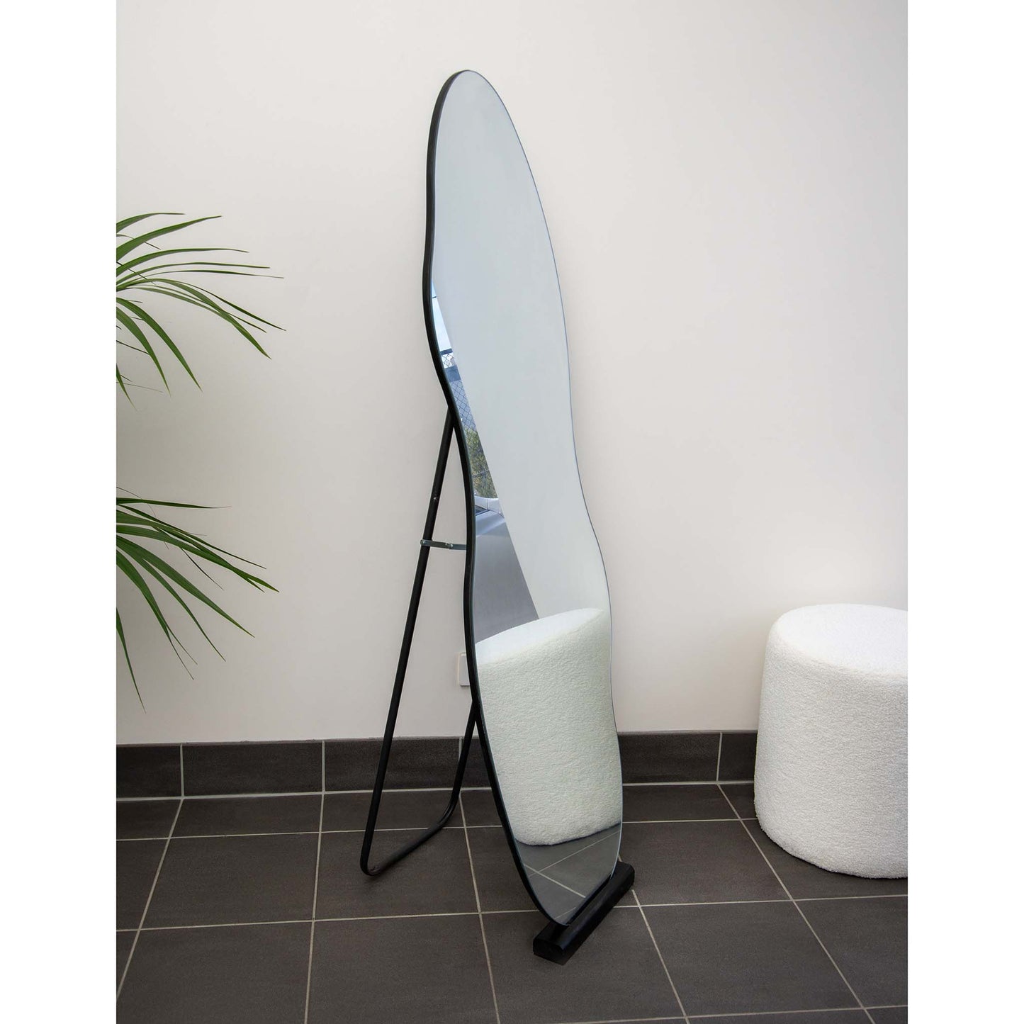 Cheval Irregular 50cm x 150cm Frameless with Stand Mirror