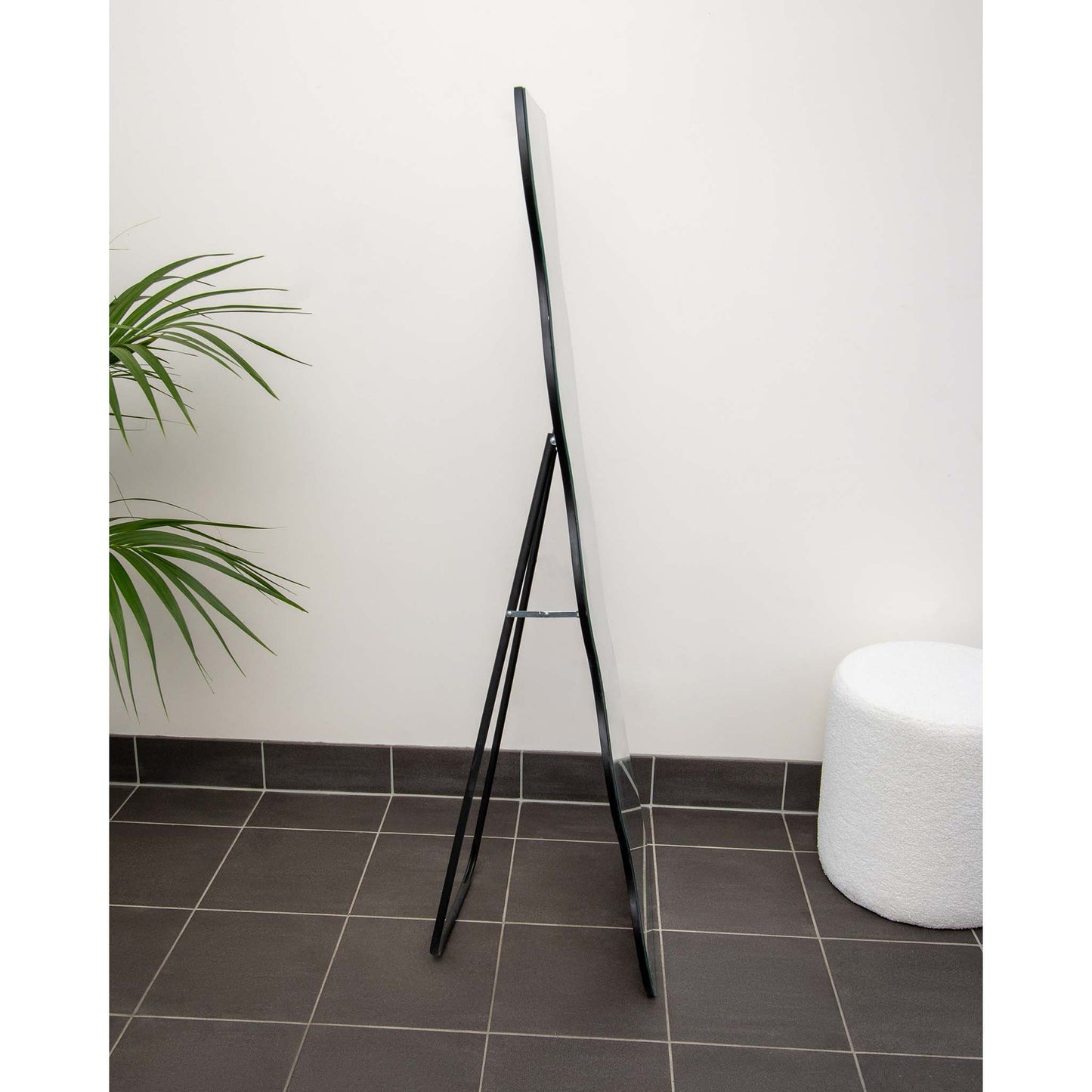 Cheval Wavy 50cm x 150cm Frameless with Stand Mirror