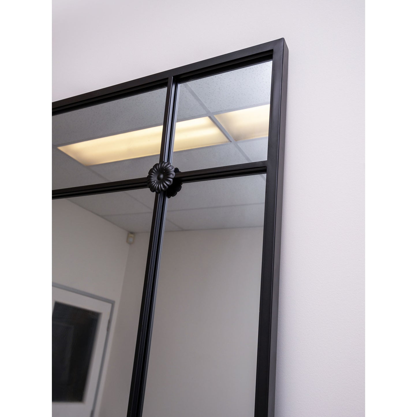 Iron Frame 200cm x 100cm Black Mirror