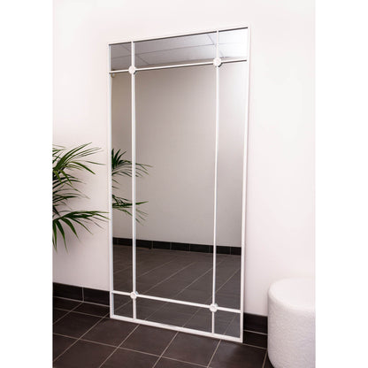 Iron Frame 200cm x 100cm White Mirror
