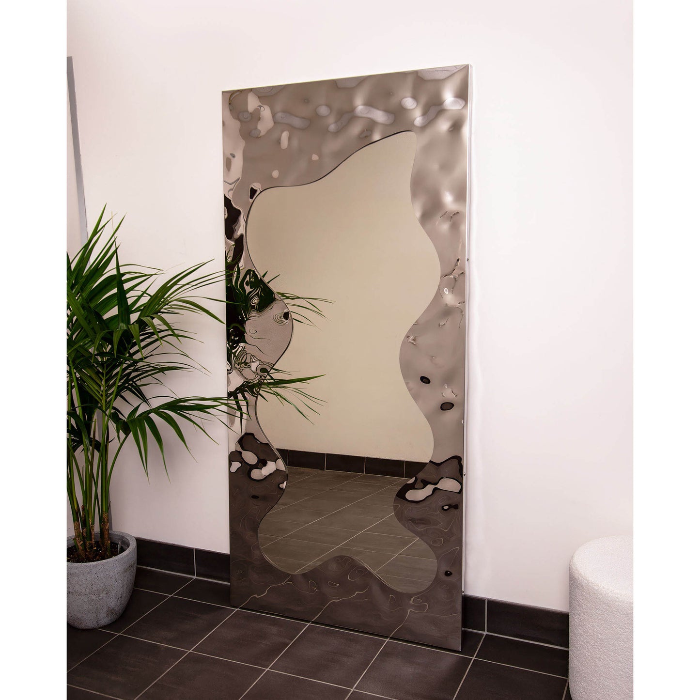 Irregular Silver Frame 90cm x 185cm Mirror