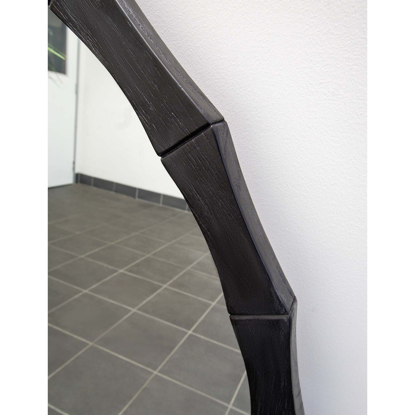 Jagged Wood Frame 120cm Mirror