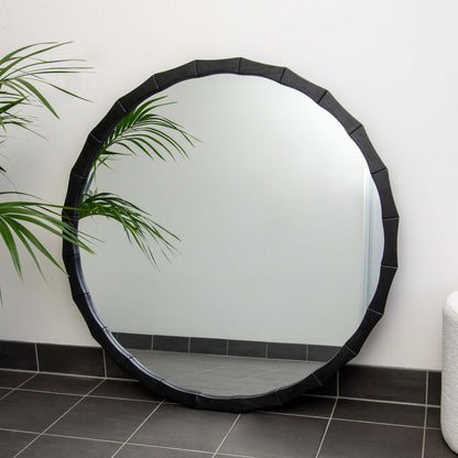 Jagged Wood Frame 120cm Mirror