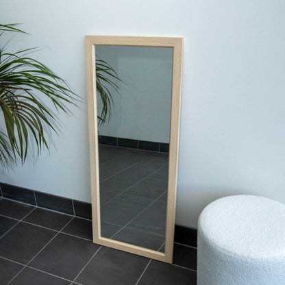 Natural Woodgrain Door 43cm x 113cm Mirror