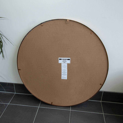 Bronze Round Iron Frame 80cm Mirror