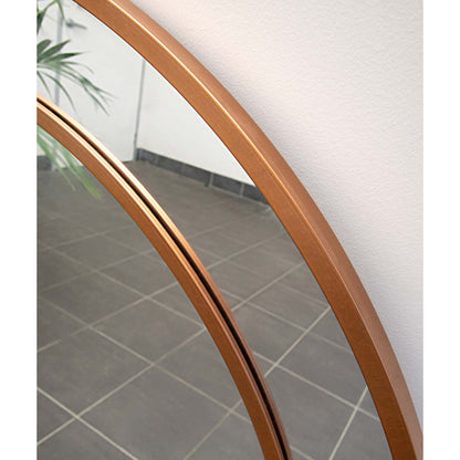 Gold Twin Iron Frame 100cm Mirror