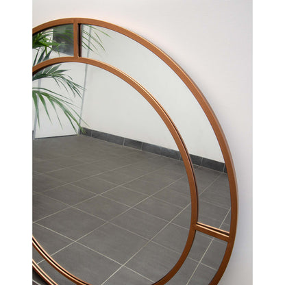 Gold Twin Iron Frame 100cm Mirror