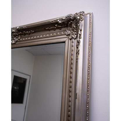 Wood French Provincial 91cm x 182cm Silver Mirror
