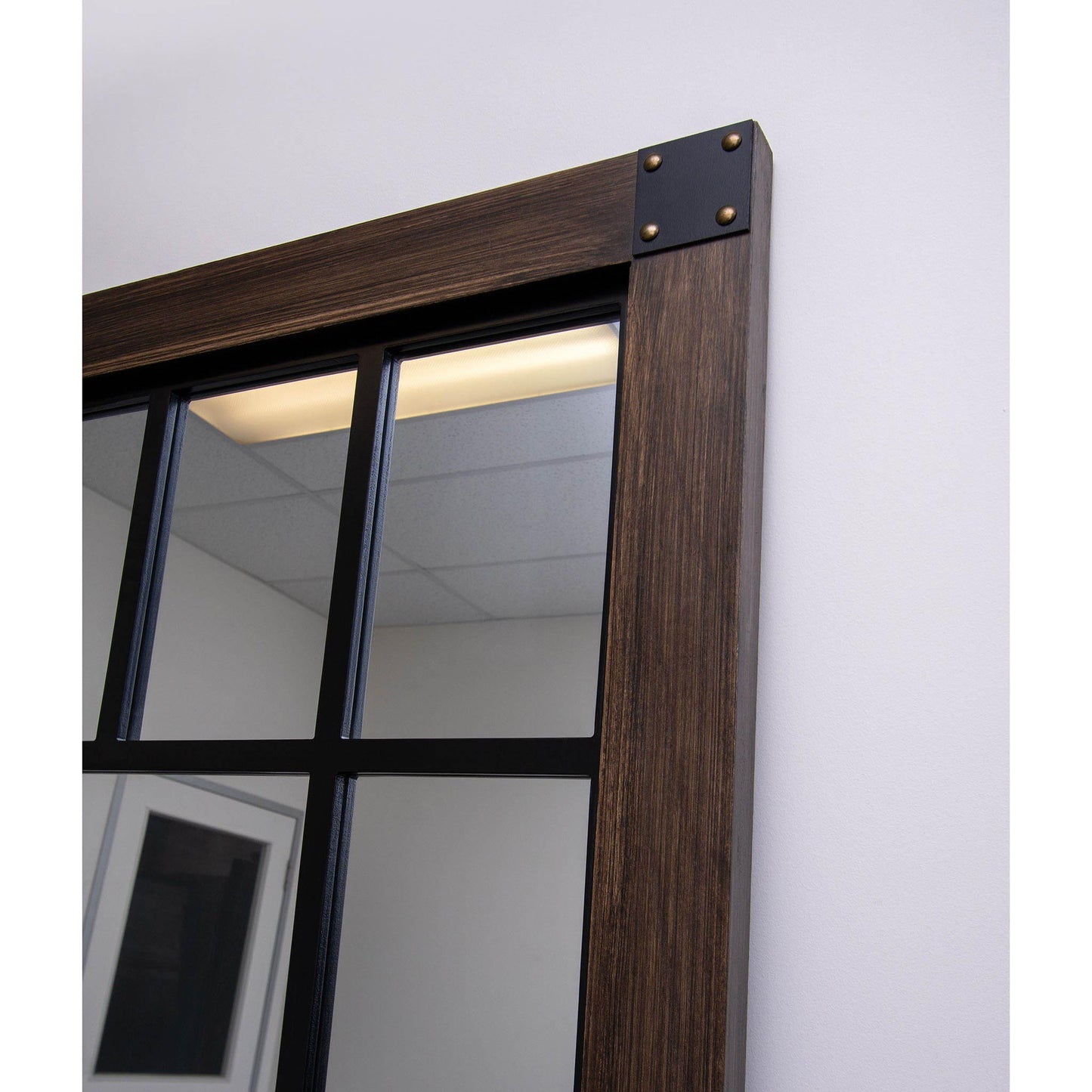 Wood Window 200cm x 100cm Mirror