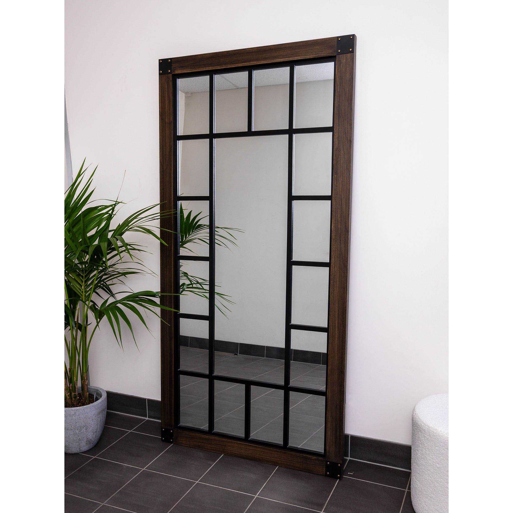 Wood Window 200cm x 100cm Mirror – Wholesale Warehouse