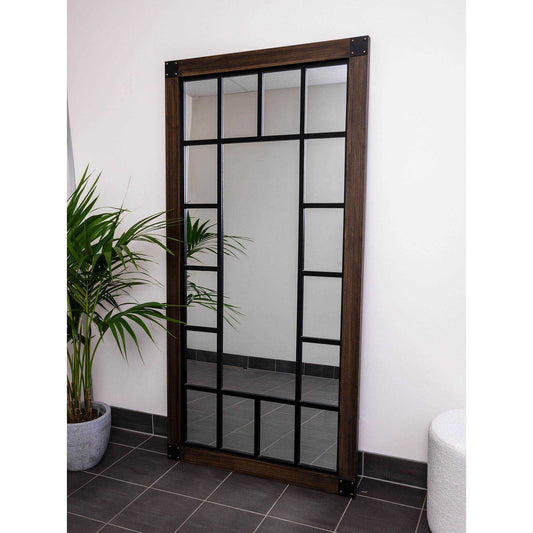 Wood Window 200cm x 100cm Mirror